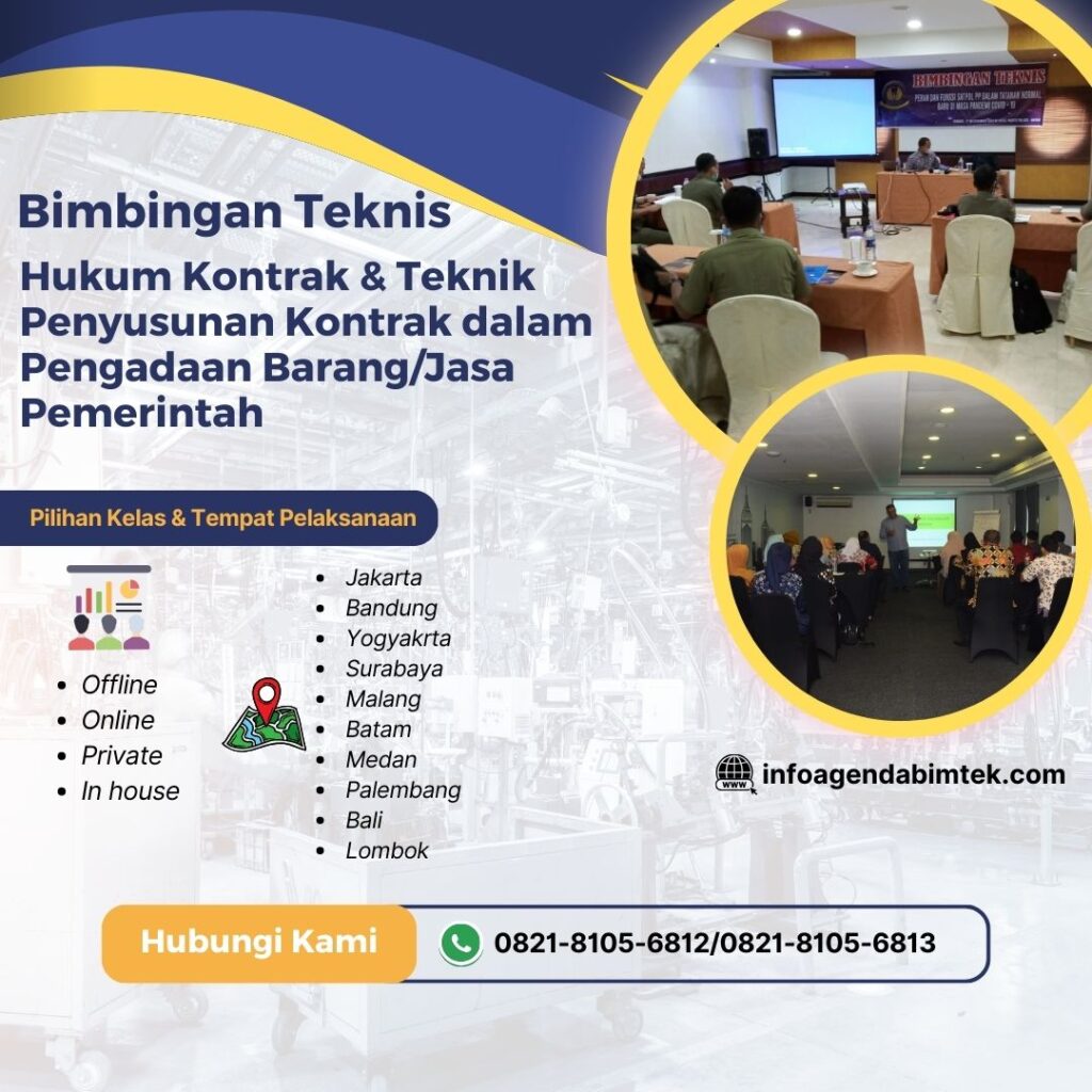 Bimtek Hukum Kontrak & Teknik Penyusunan Kontrak dalam PBJ
