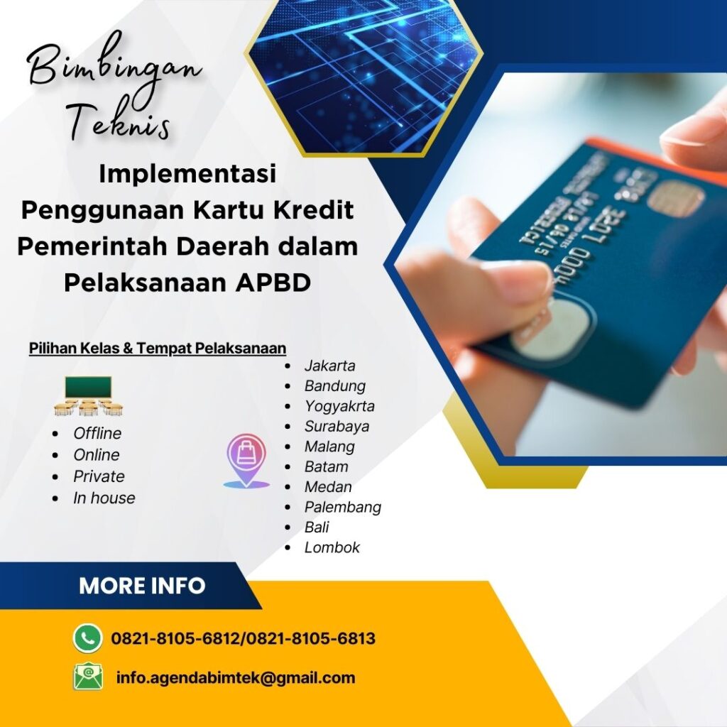 Bimtek Implementasi Penggunaan Kartu Kredit Pemerintah