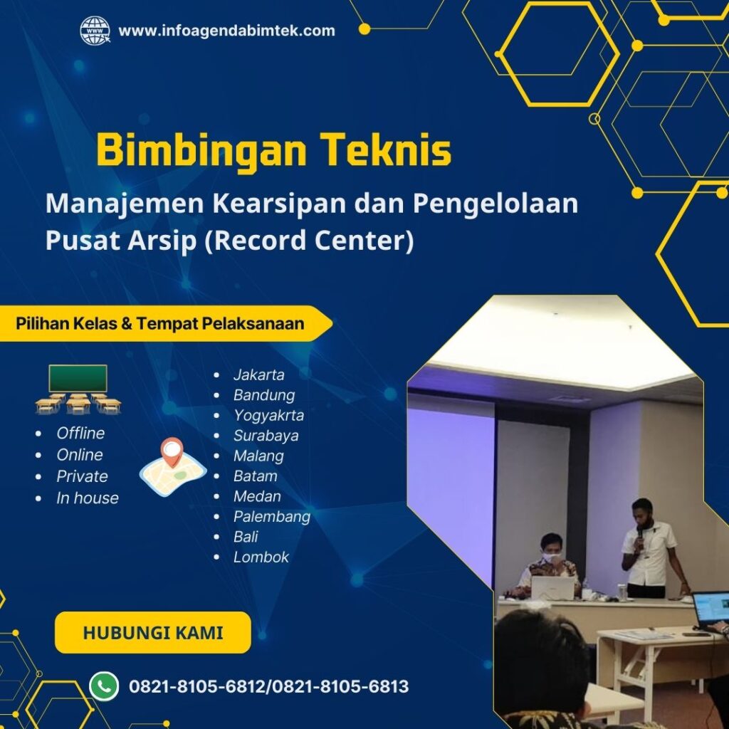 Bimtek Manajemen Kearsipan dan Pengelolaan Pusat Arsip