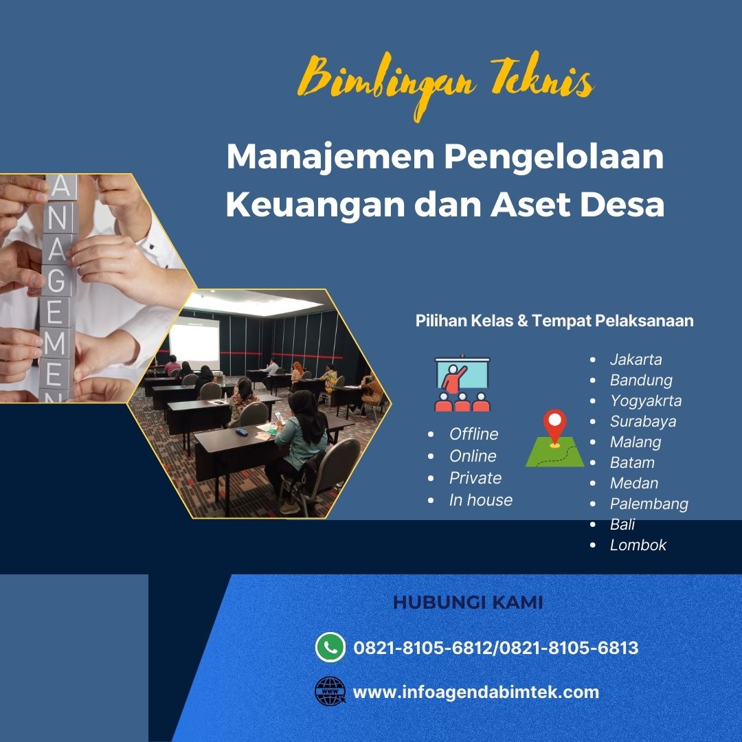 Bimtek Manajemen Pengelolaan Keuangan dan Aset Desa