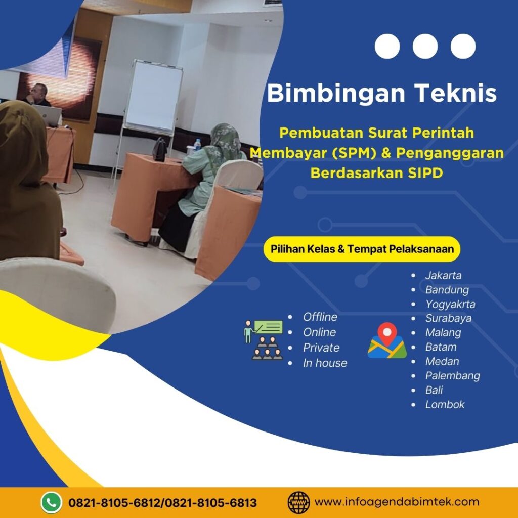 Bimtek Pembuatan Surat Perintah Membayar