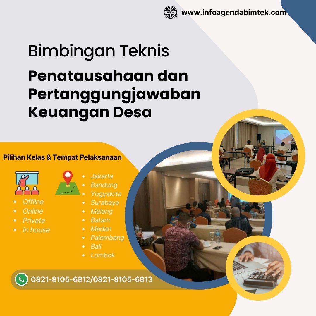 Bimtek Penatausahaan dan Pertanggungjawaban Keuangan Desa