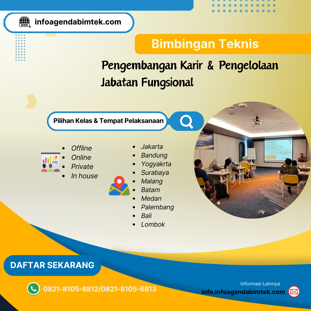 Bimtek Pengembangan Karir dan Pengelolaan Jabatan Fungsional