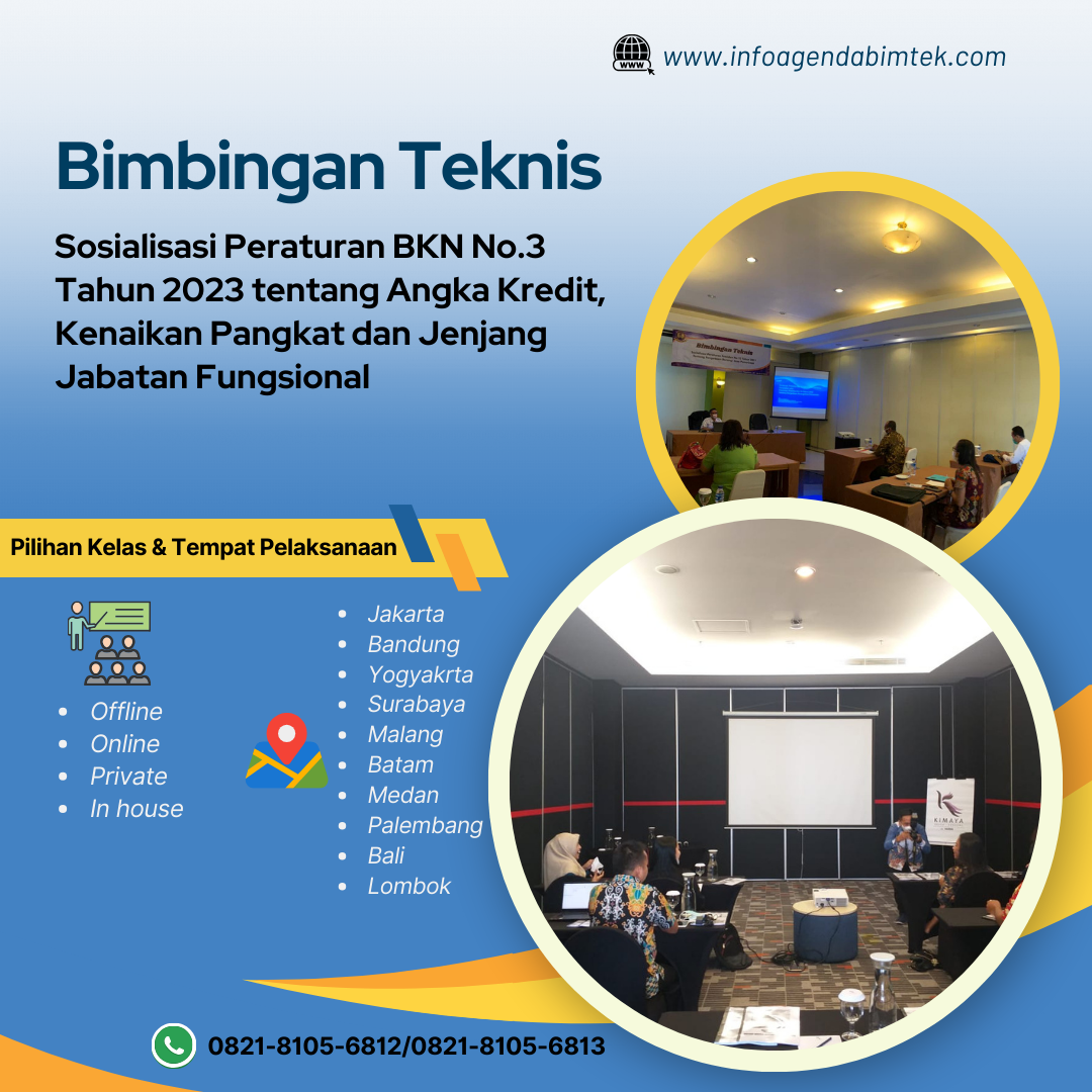 Bimtek Sosialisasi Peraturan BKN Nomor 3 Tahun 2023