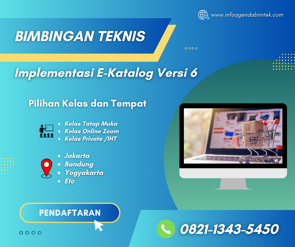 Bimtek Pelatihan E-Katalog Versi 6