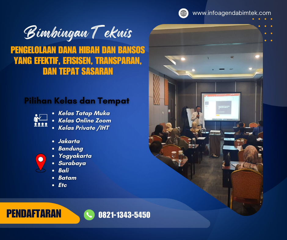 Bimtek Pengelolaan Dana Hibah dan Bansos
