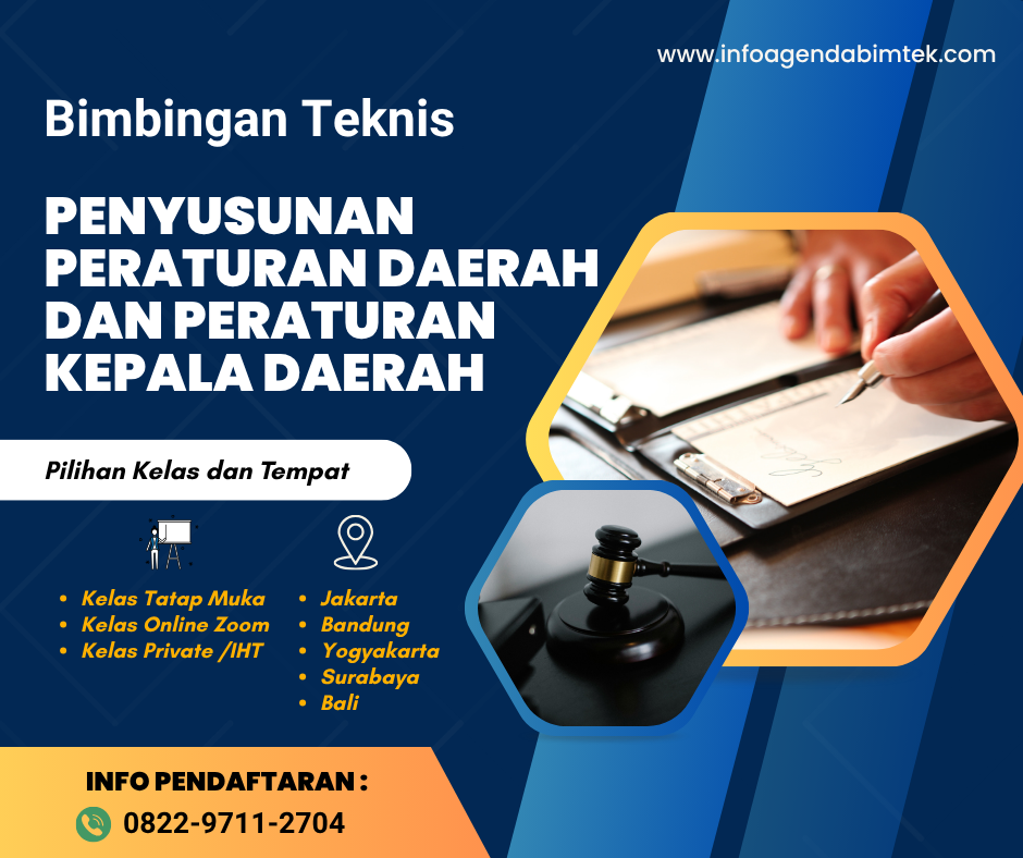 Bimtek Penyusunan Perda dan Perkada