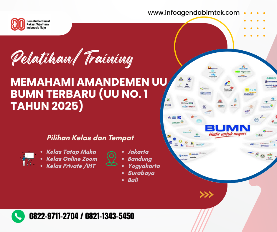 Pelatihan Memahami Amandemen UU BUMN Terbaru