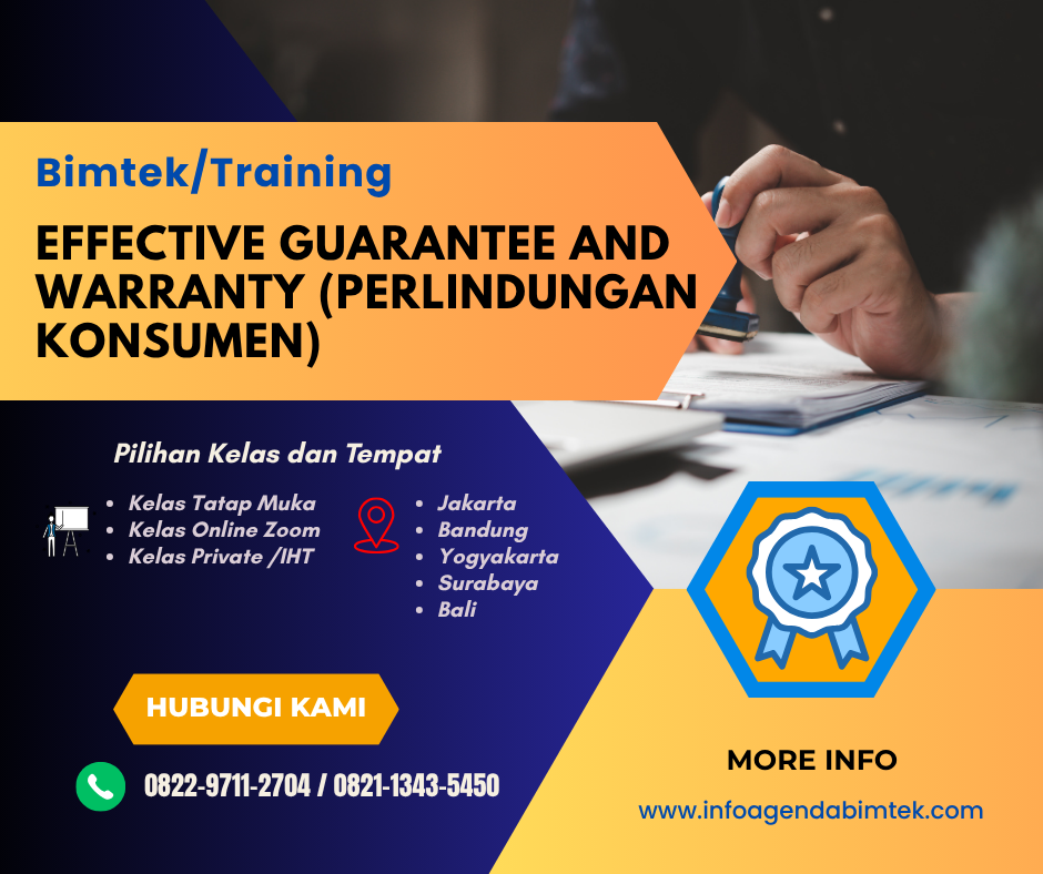 Training Effective Guarantee and Warranty