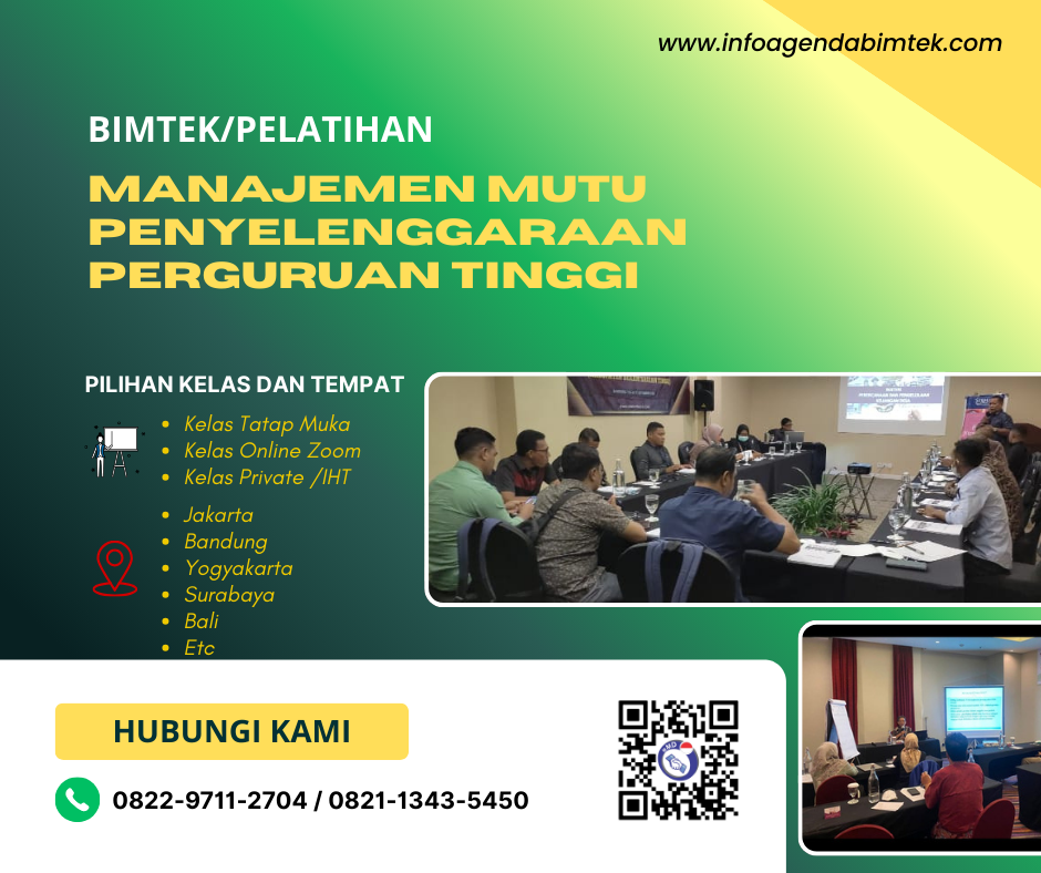 Bimtek Manajemen Mutu Penyelenggaraan Perguruan Tinggi