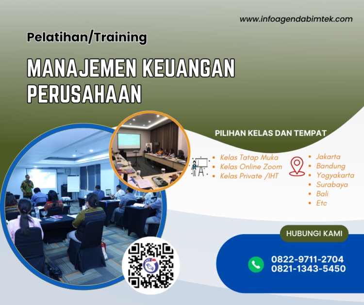 Pelatihan Manajemen Keuangan Perusahaan - Jadwal Bimtek Training Terbaru