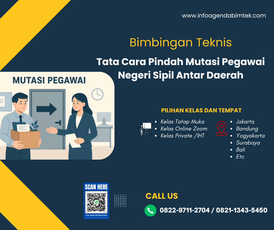 Bimtek Tata Cara Pindah Mutasi Pegawai Negeri Sipil Antar Daerah