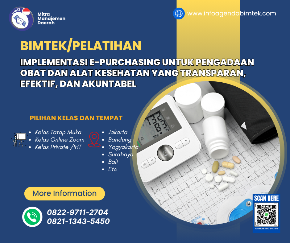 Bimtek Implementasi E-Purchasing untuk Pengadaan Obat dan Alat Kesehatan