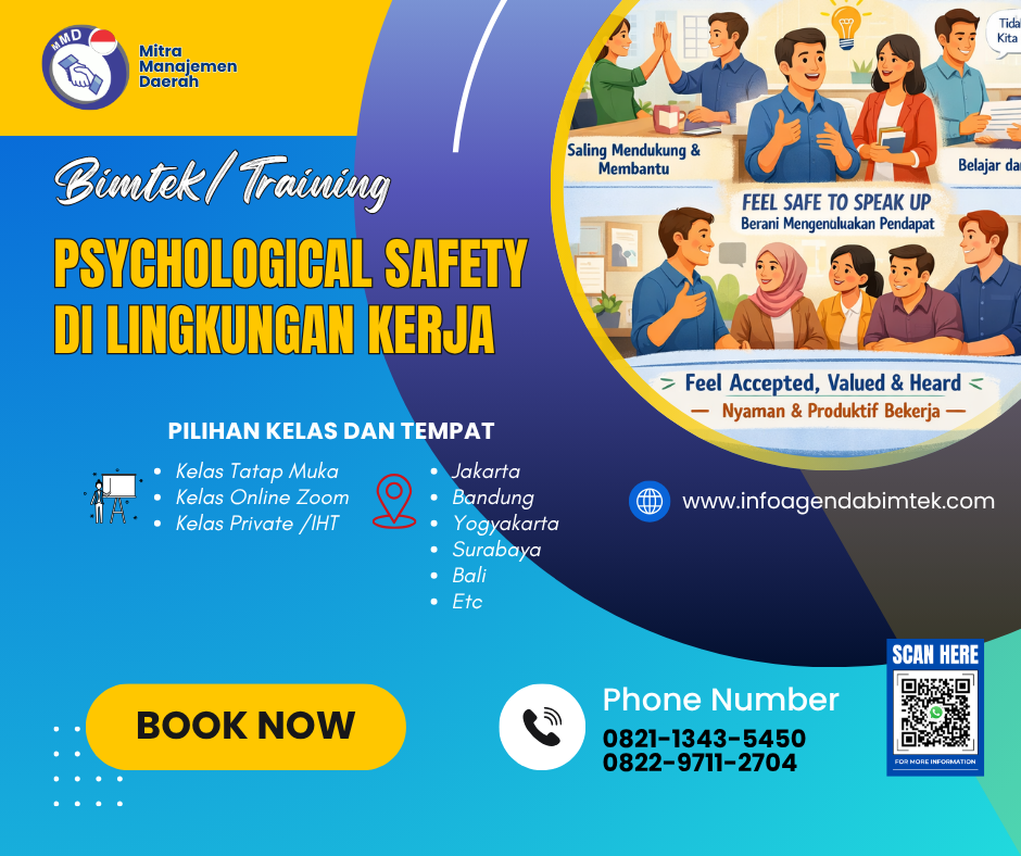 Training Psychological Safety di Lingkungan Kerja