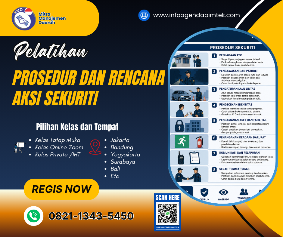 Pelatihan Prosedur dan Rencana Aksi Sekuriti untuk Meningkatkan Keamanan Organisasi