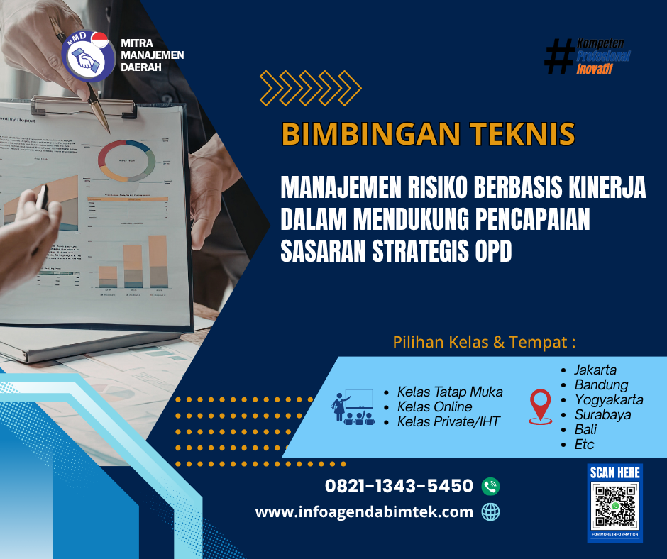Bimtek Manajemen Risiko Berbasis Kinerja dalam Mendukung Pencapaian Sasaran Strategis OPD