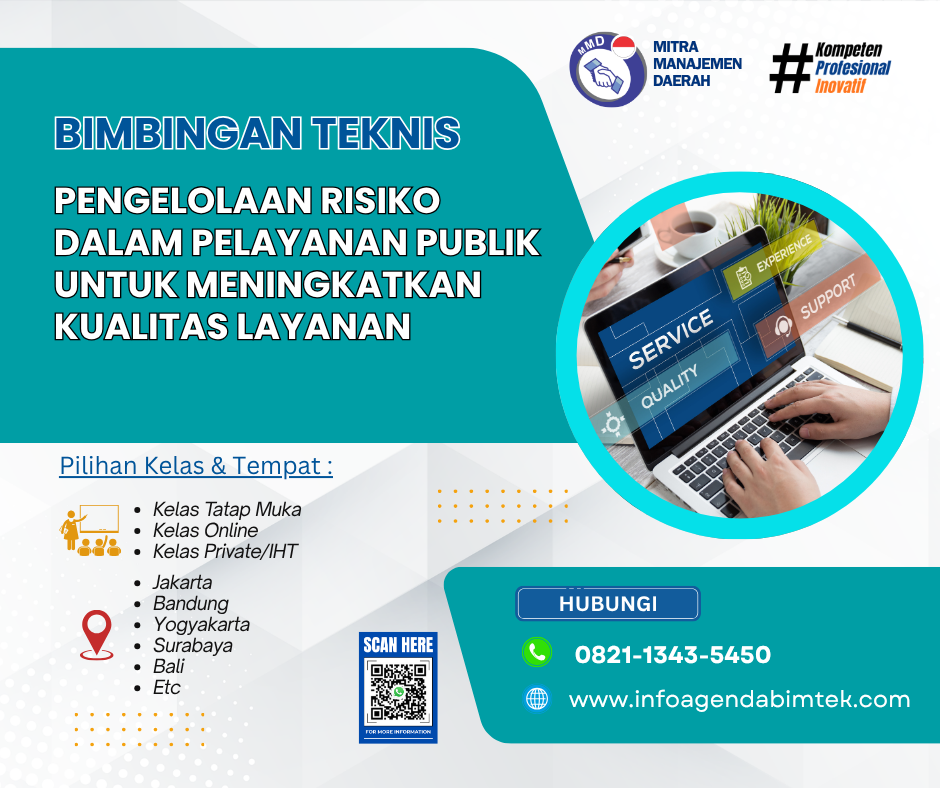 Bimtek Pengelolaan Risiko dalam Pelayanan Publik untuk Meningkatkan Kualitas Layanan