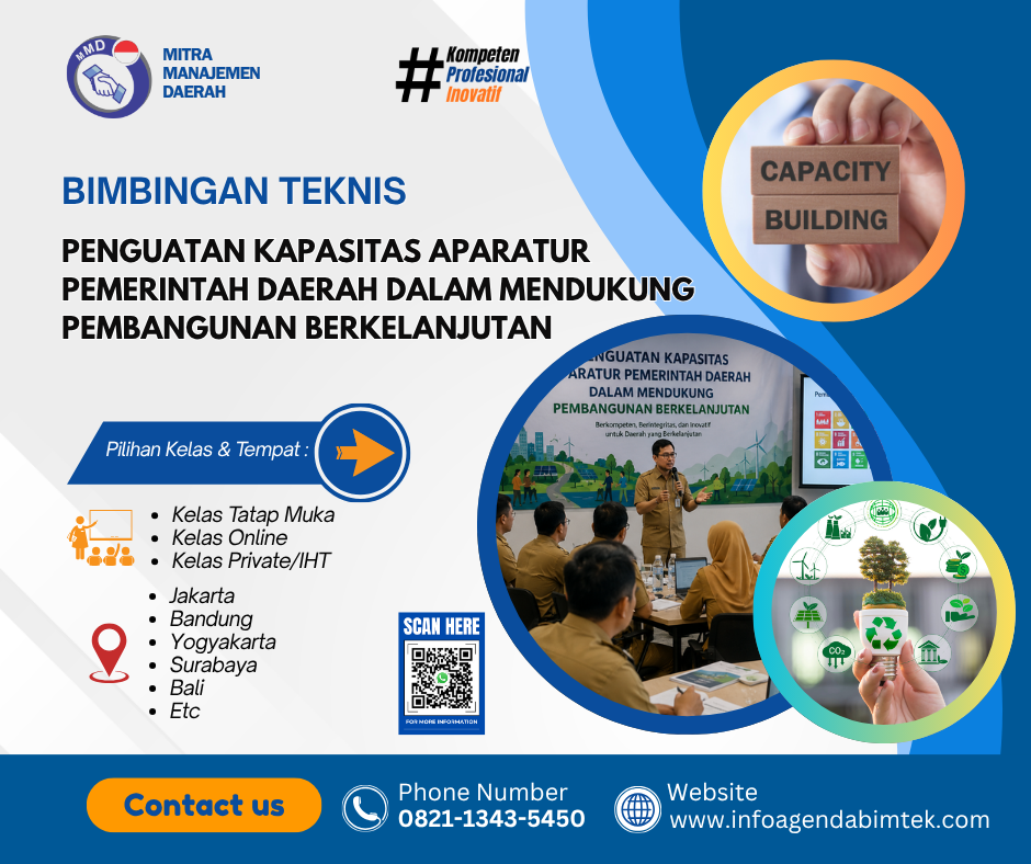 Bimtek Penguatan Kapasitas Aparatur Pemerintah Daerah dalam Mendukung Pembangunan Berkelanjutan