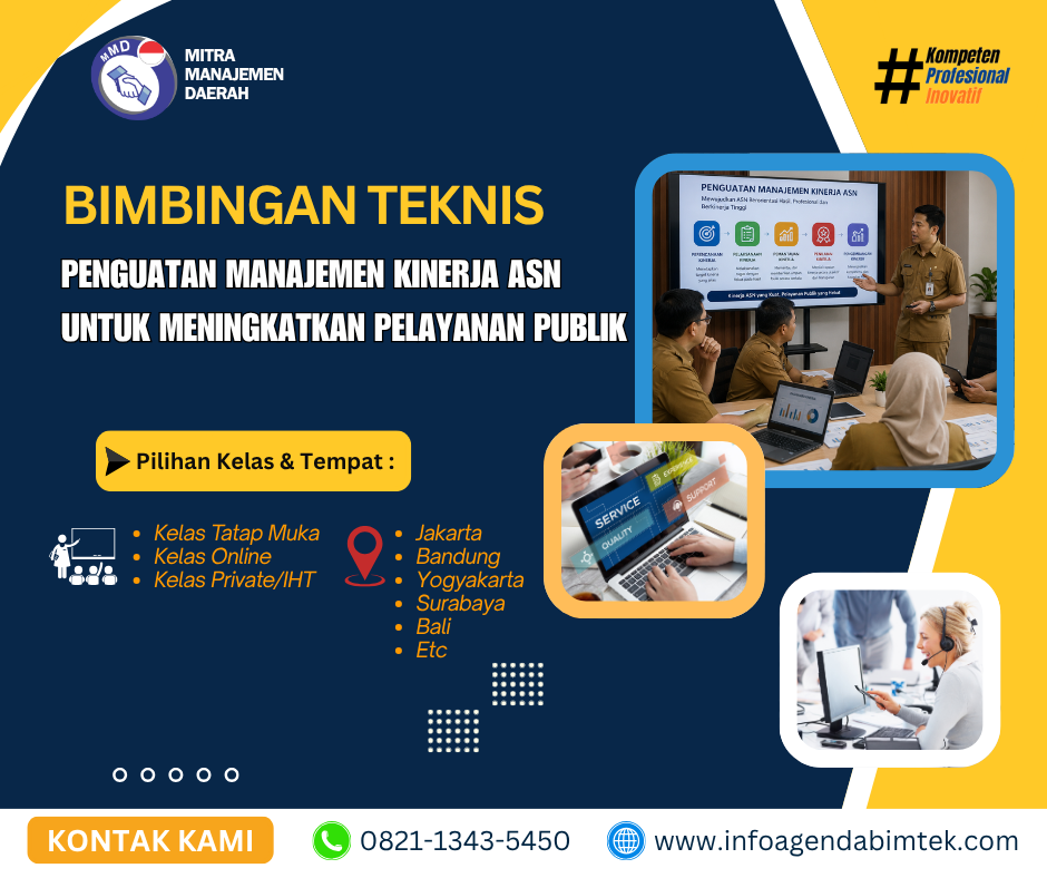 Bimtek Penguatan Manajemen Kinerja ASN untuk Meningkatkan Pelayanan Publik