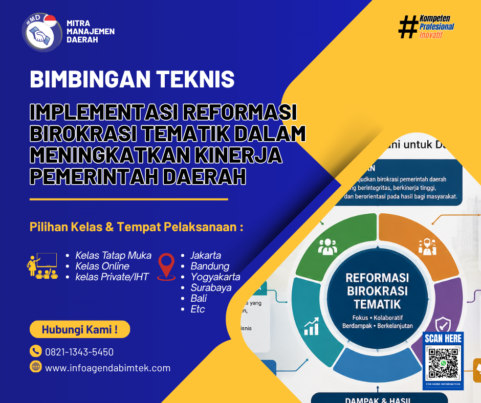 Bimtek Implementasi Reformasi Birokrasi Tematik dalam Meningkatkan Kinerja Pemerintah Daerah