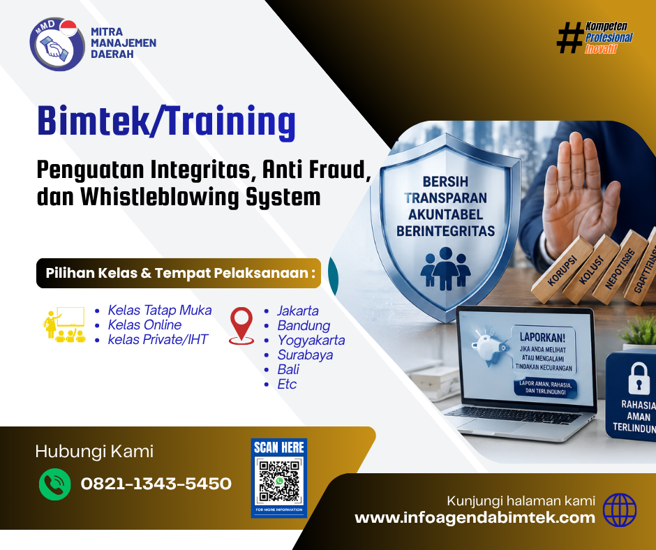 Bimtek Penguatan Integritas Anti Fraud dan Whistleblowing System