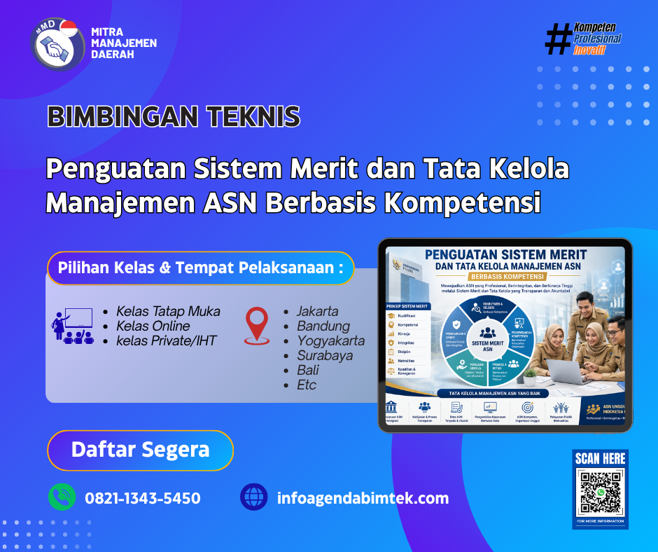 Bimtek Penguatan Sistem Merit dan Tata Kelola Manajemen ASN Berbasis Kompetensi