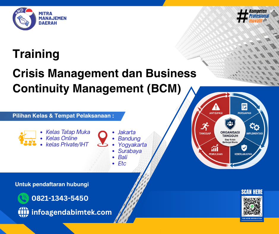 Training Crisis Management dan Business Continuity Management