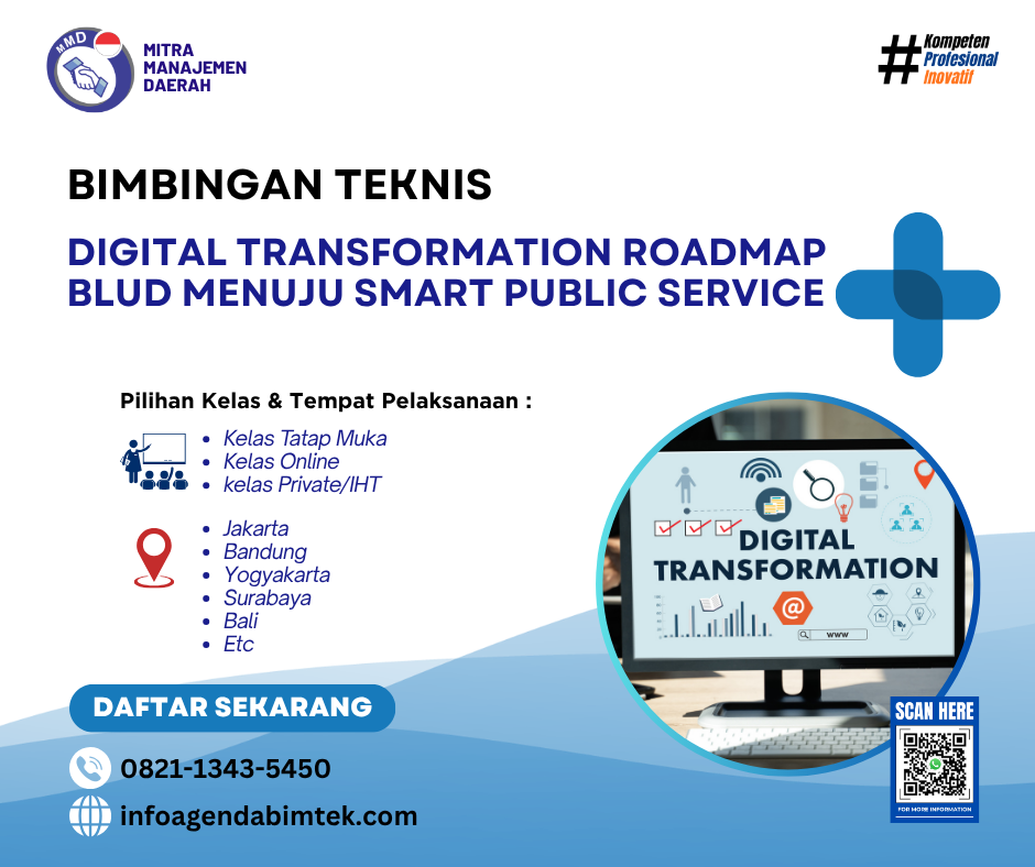 Bimtek Digital Transformation Roadmap BLUD menuju Smart Public Service