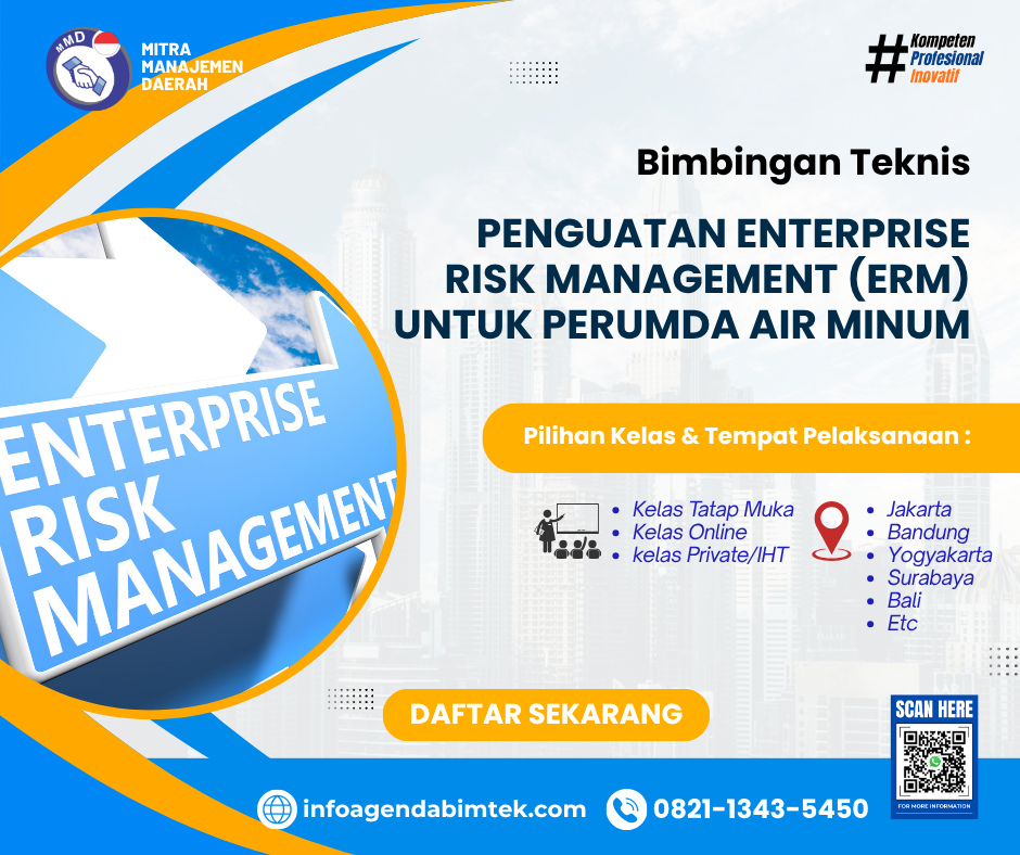 Bimtek Penguatan Enterprise Risk Management ERM untuk Perumda Air Minum